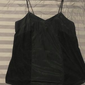 Black camisole with side detail